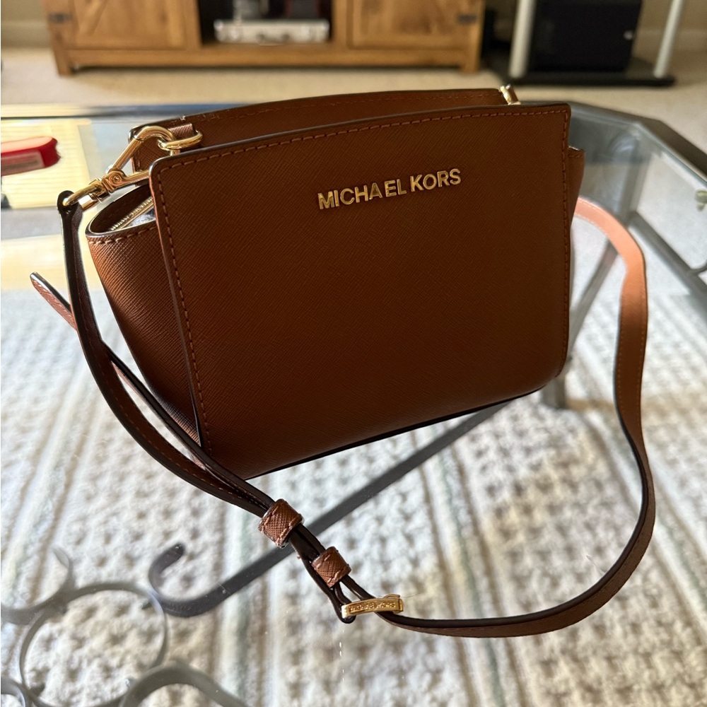 Michael Kors Tan Crossbody Bag